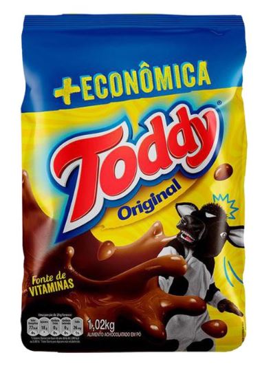 Chocolate em pó Original Sache 1.02Kg Toddy
