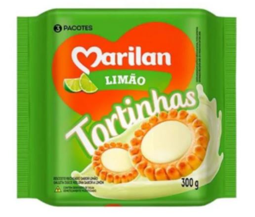 Bolachas Tortinhas Limao Marilan