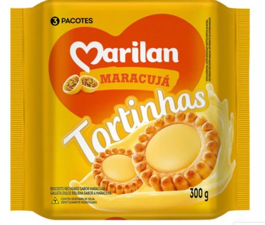 Bolachas Tortinhas Maracuja Marilan