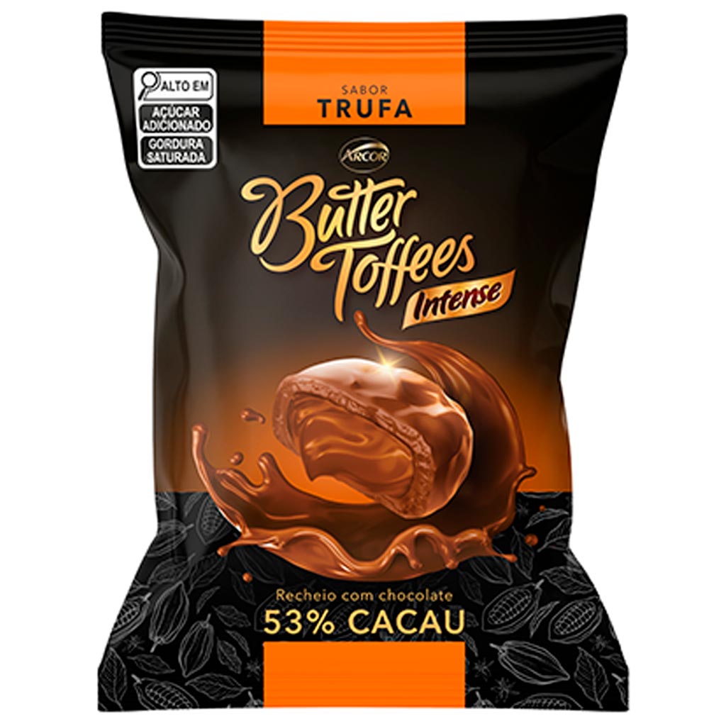 Bala Butter Toffee 53% trufa Arcor