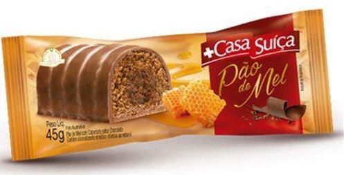 Pão de Mel Coberto Chocolate Casa Suiça