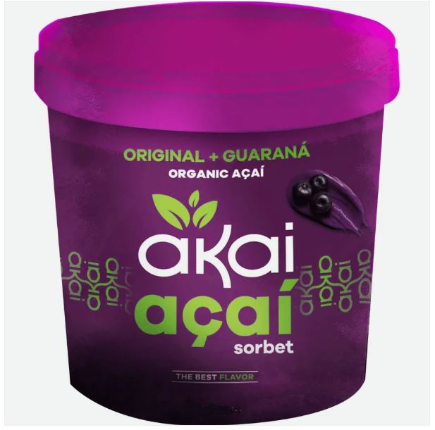 Açaí Sorbet w Guarana 500ml Akai