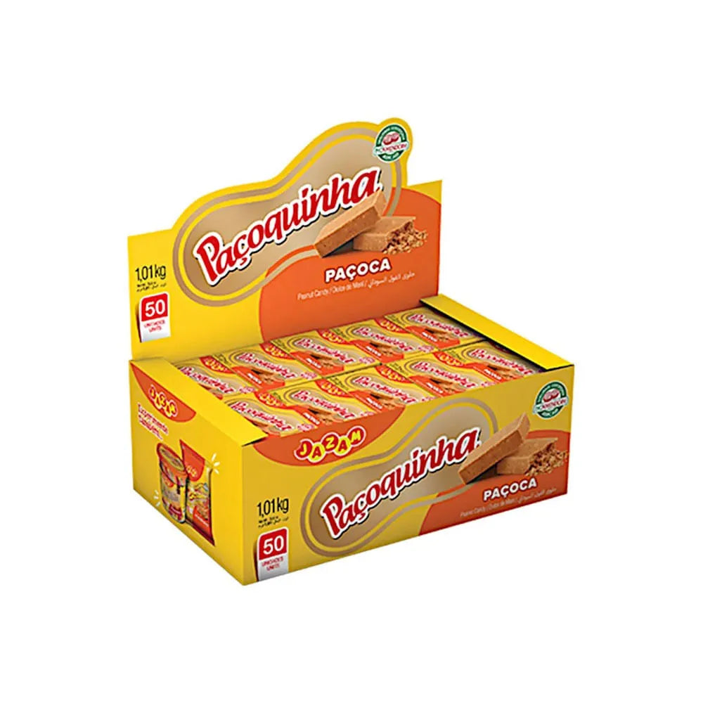 Paçoca Tabletes 1.01kg Jazam