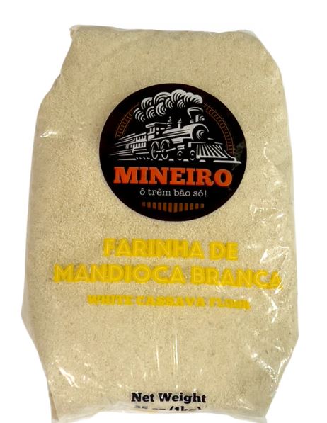 Farinha Mandioca Branca 1kg Mineiro