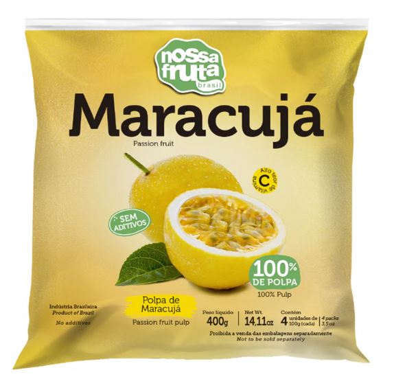 Polpa Maracuja c/Sement Nossa Fruta