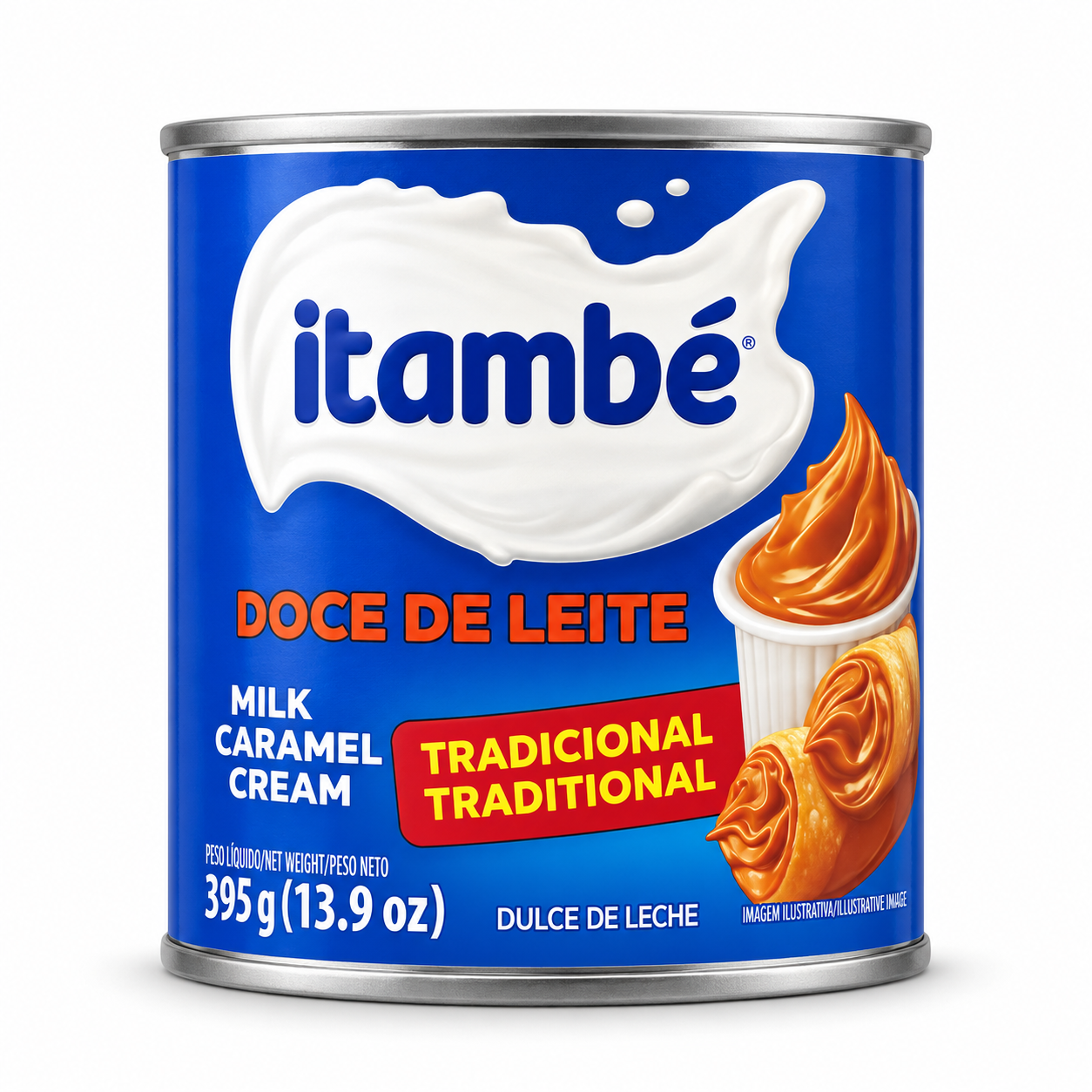Doce de Leite Cremoso 13.9 oz / 395 gr – Itambé 261076    -    Creamy Dulce de Leche 13.9 oz / 395 gr – Itambé