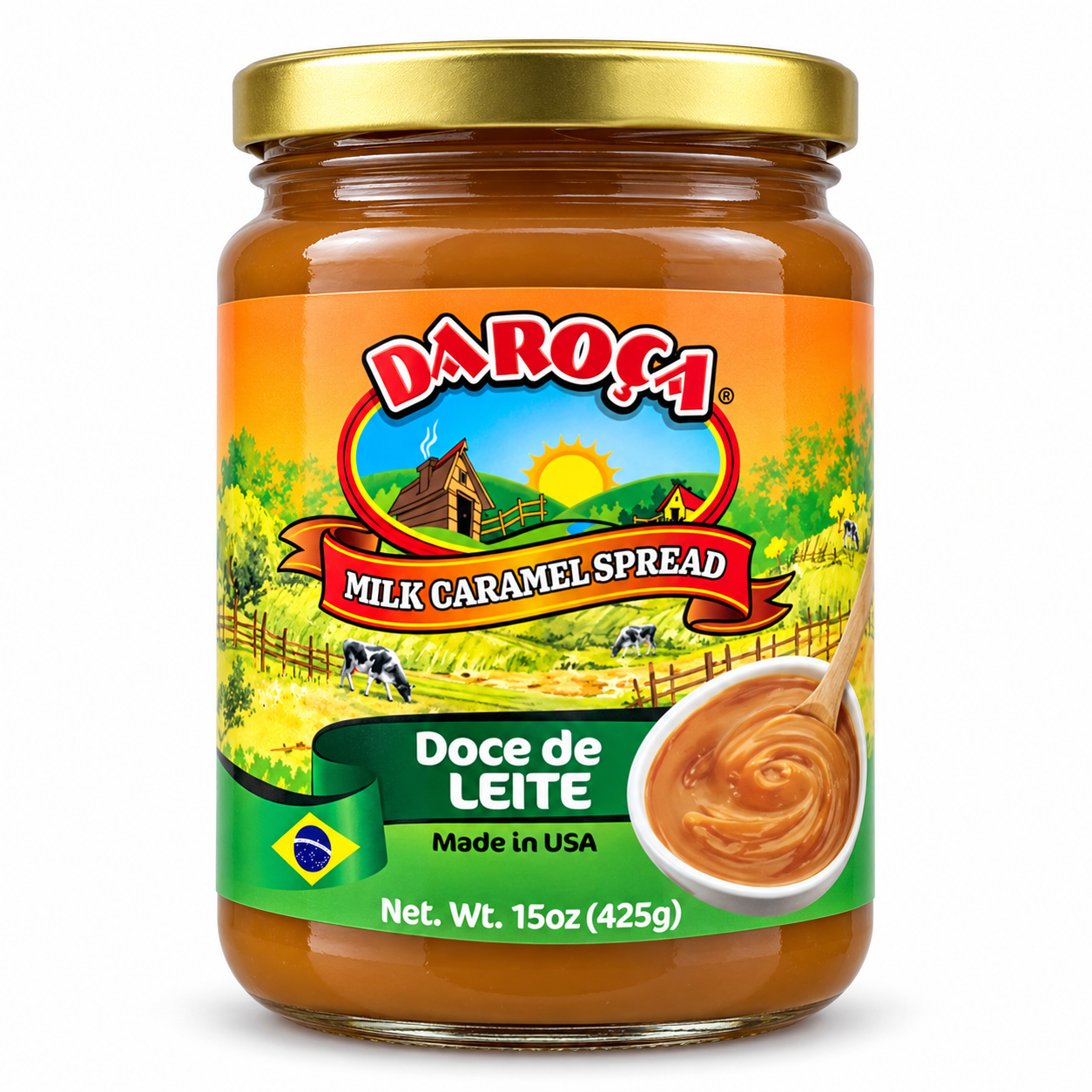 Doce de Leite 15 oz / 425 gr – Da Roça 261076  - Dulce de Leche 15 oz / 425 gr – Da Roça