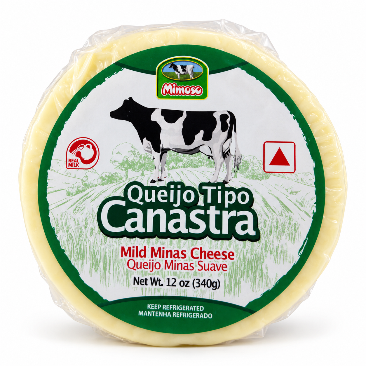 Queijo Tipo Canastra 12 oz / 340 gr – Mimoso 261076    - Canastra-Style Cheese 12 oz / 340 gr – Mimoso