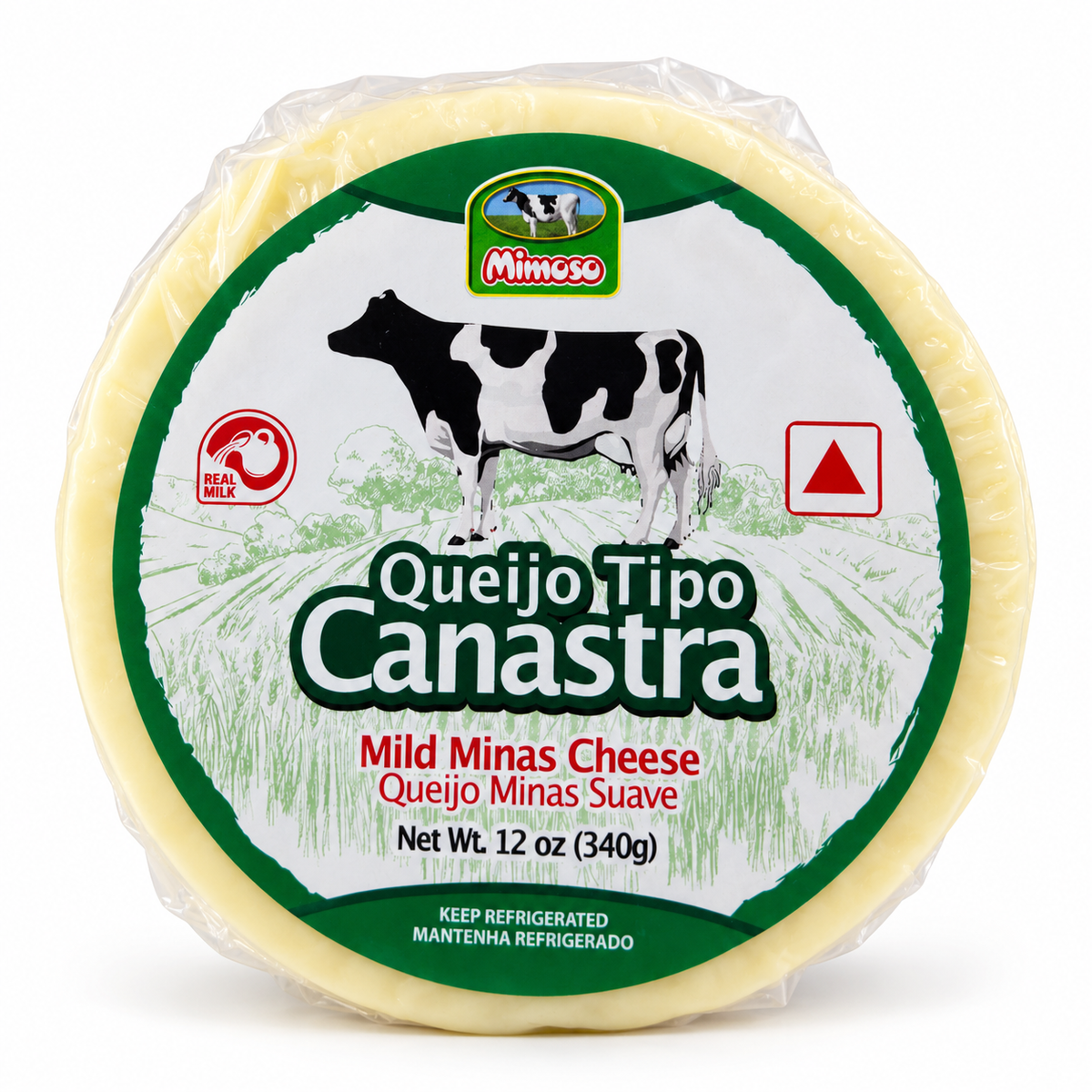 Queijo Tipo Canastra 12 oz / 340 gr – Mimoso 261076    - Canastra-Style Cheese 12 oz / 340 gr – Mimoso