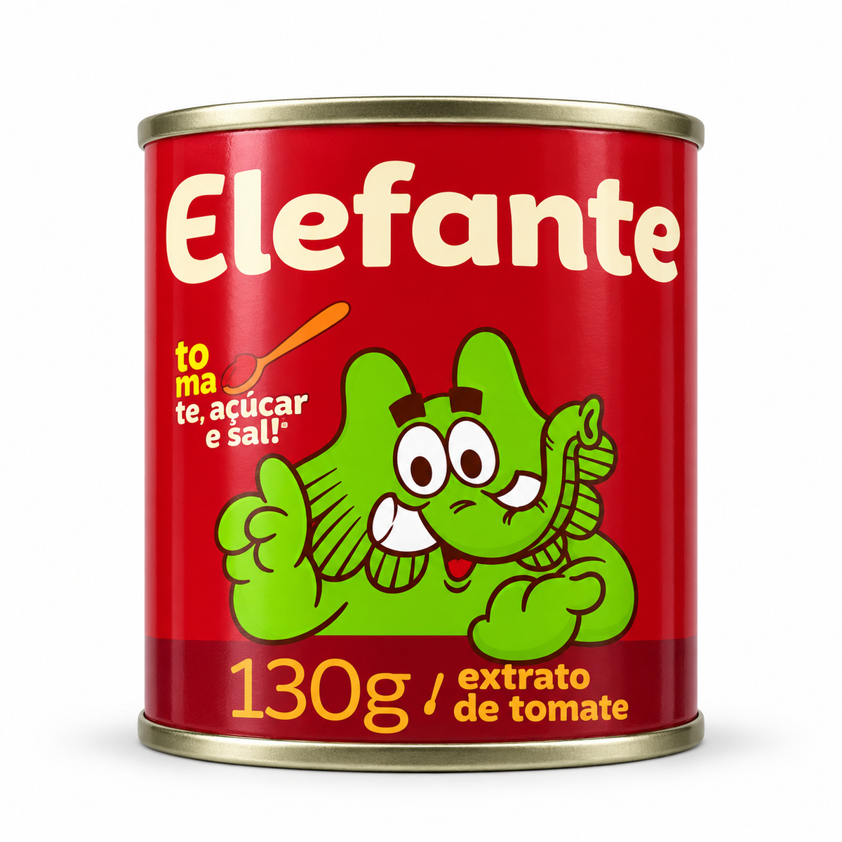 Extrato de Tomate Tradicional 4.6 oz / 130 gr – Elefante 261076    -    Traditional Concentrated Tomato Paste 4.6 oz / 130 gr – Elefante