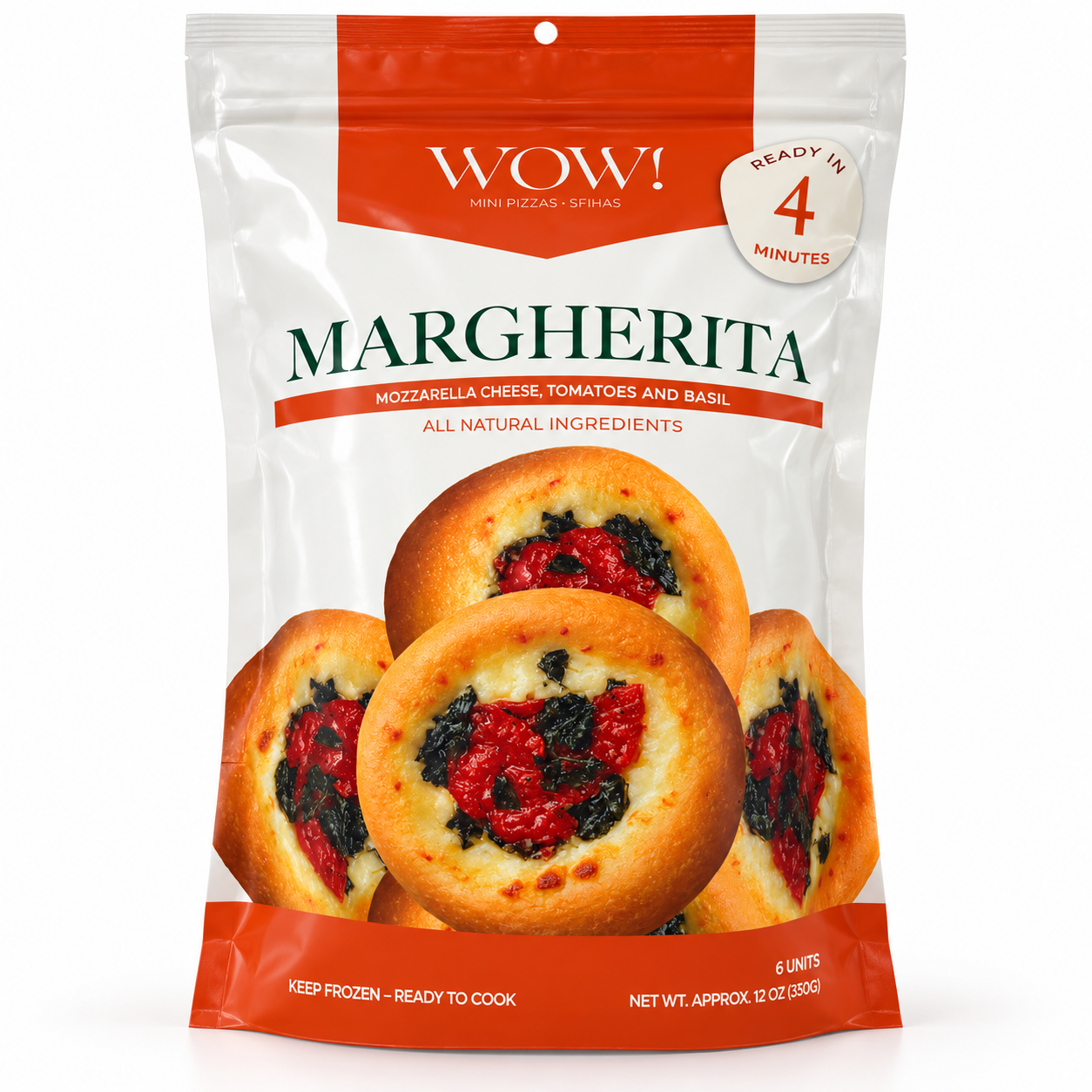 Esfirras Margherita -5 Unidades – WOW 261076     -    Margherita Sfihas 5 Pieces – WOW