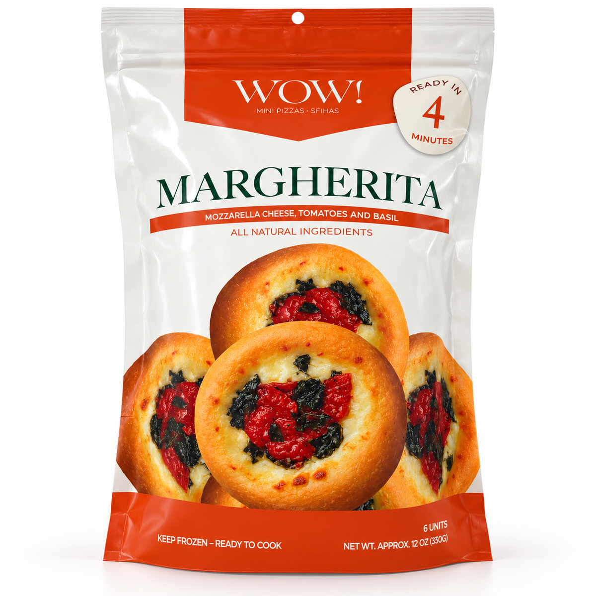 Esfirras Margherita -5 Unidades – WOW 261076     -    Margherita Sfihas 5 Pieces – WOW