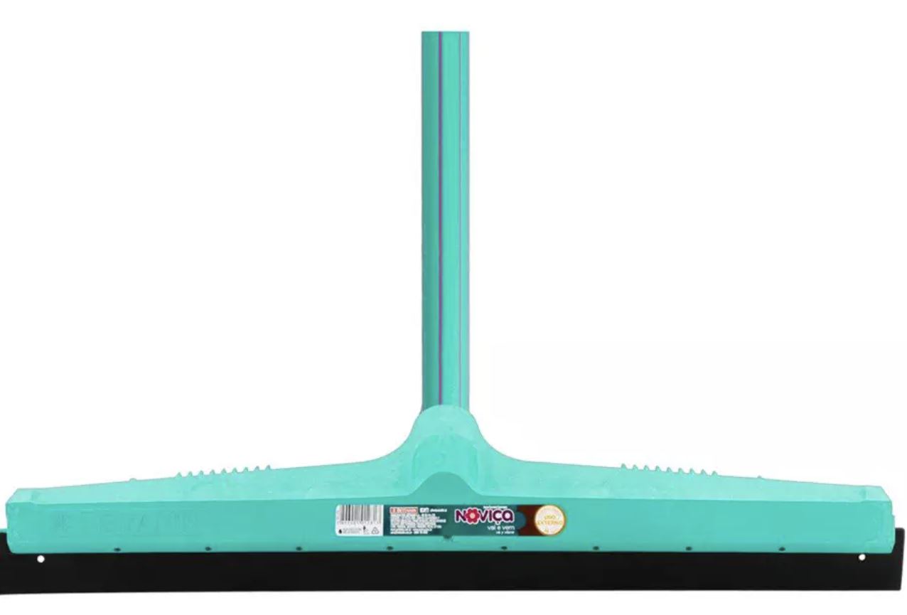 Rodo Vai e Vem com Cabo (Medium · 1 unit) – Noviça 261076    -    Vai e Vem Floor Squeegee with Handle (Medium · 1 unit) – Noviça
